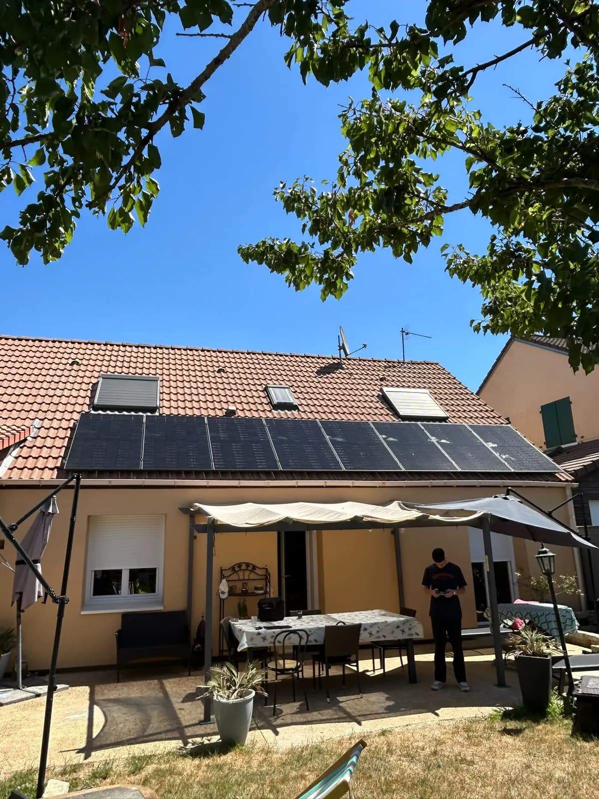 4 kWc en autoconsommation sur toiture tuiles