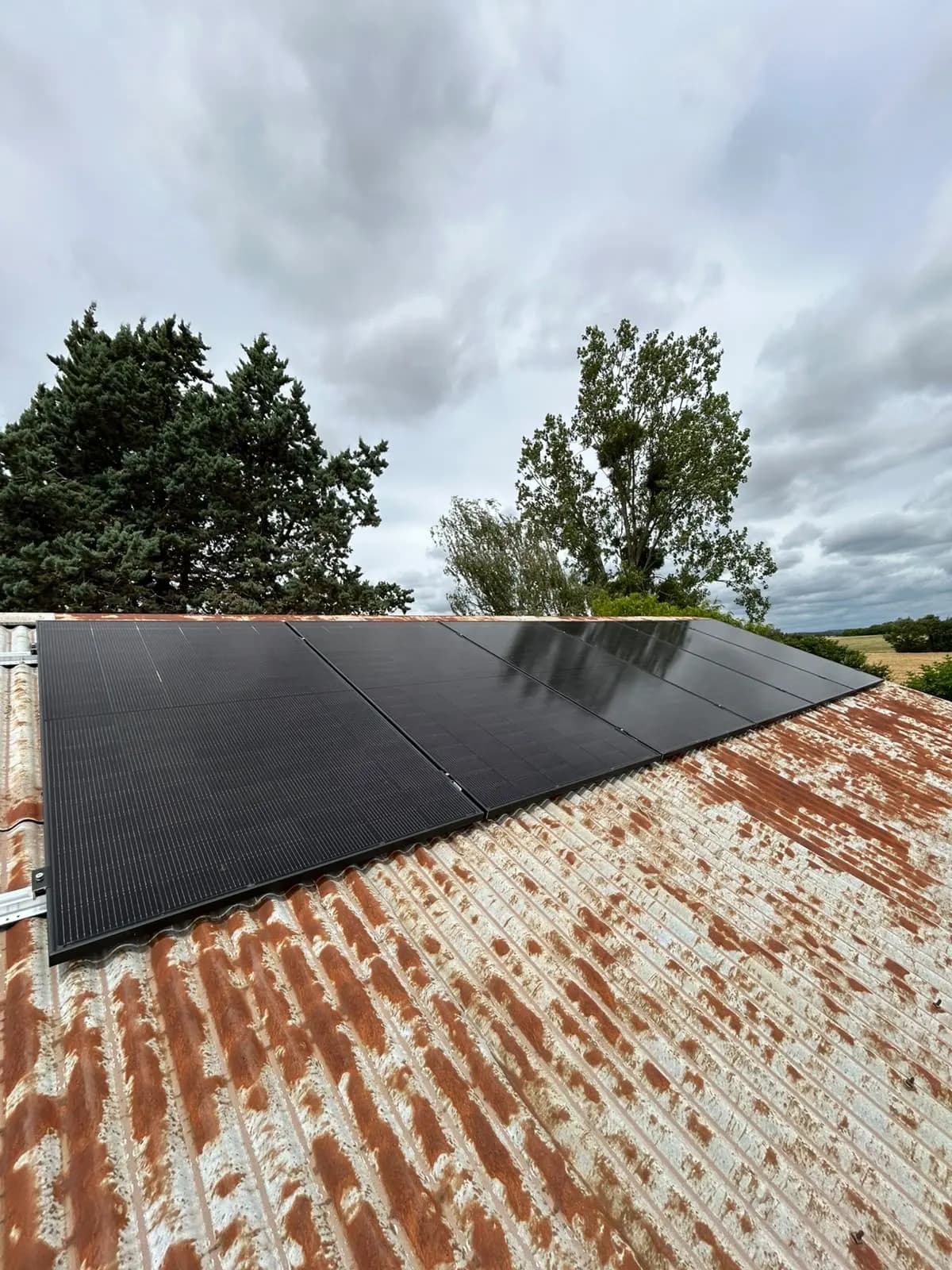 3 kWc en autoconsommation sur garage bac acier