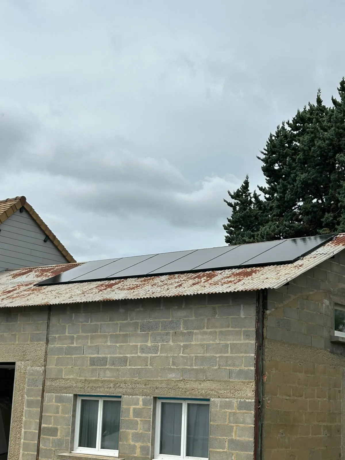 3 kWc en autoconsommation sur garage bac acier — photo 3