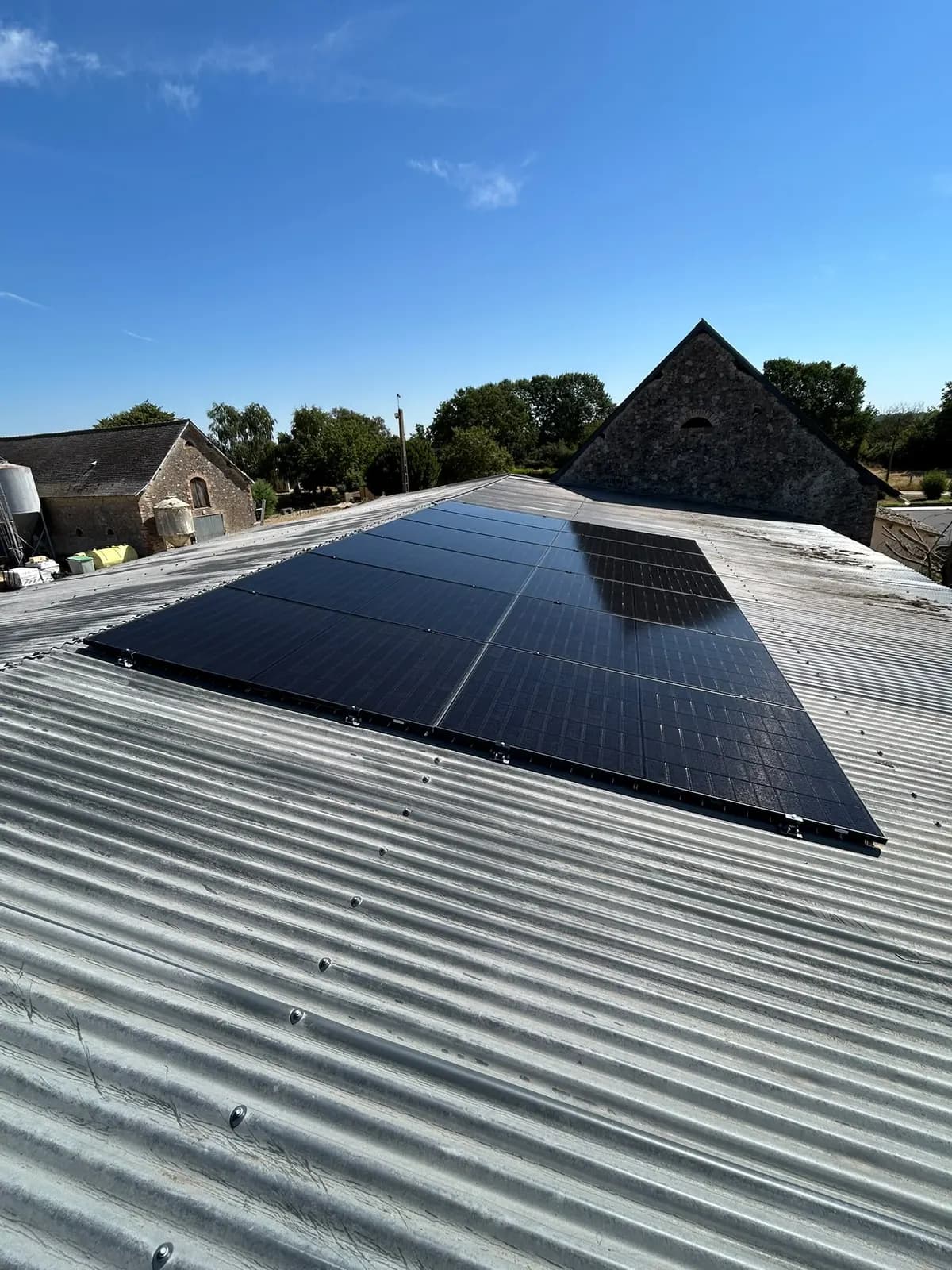 6 kWc en autoconsommation sur hangar agricole