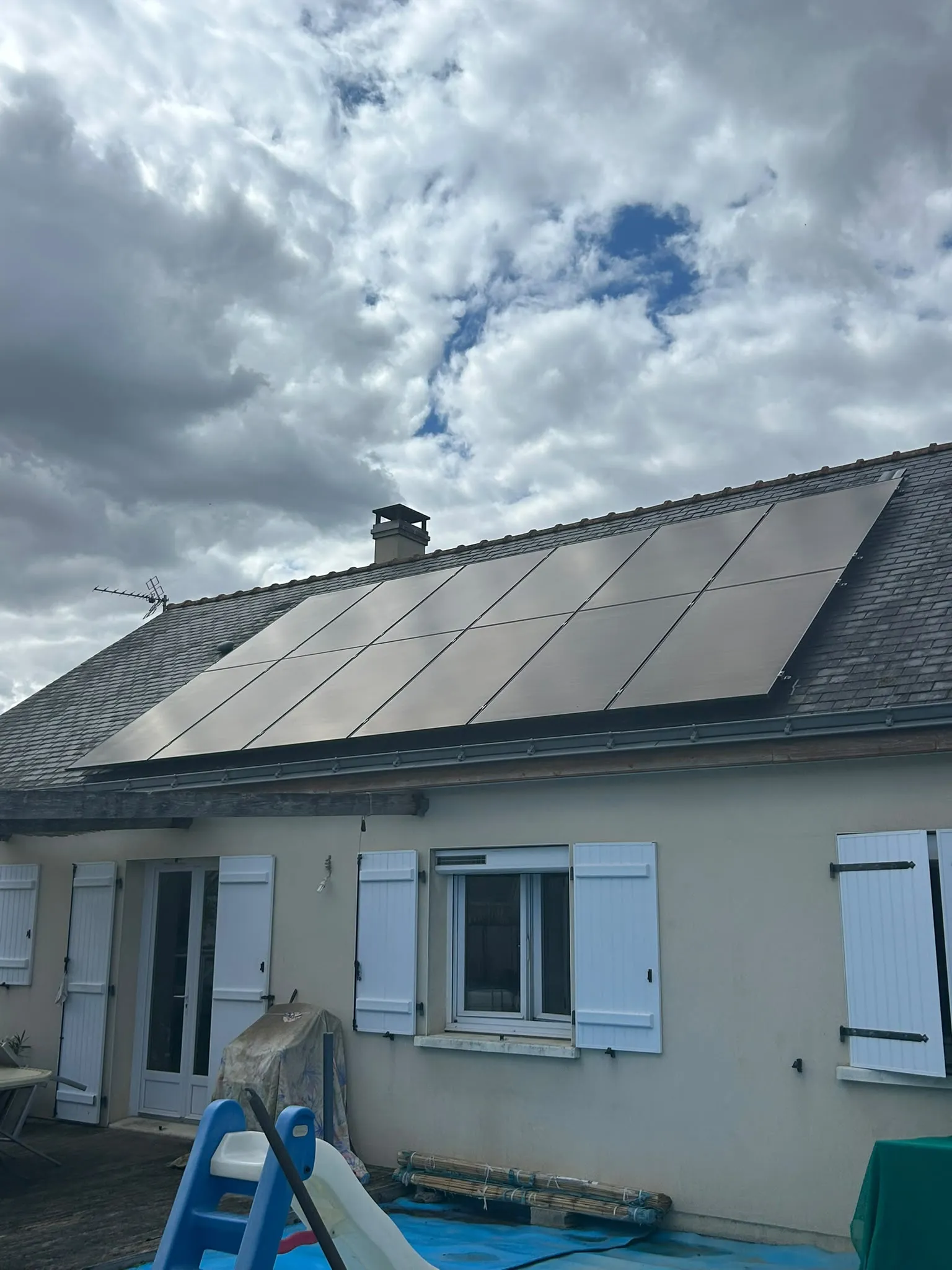 6 kWc en autoconsommation sur toiture ardoise